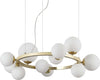 Sospensione-Contemporanea-Perlage-Metallo-Ottone-11-Luci-G9-3W-3000K-Luce-Calda