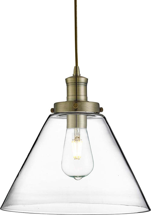 Sospensione-Contemporanea-Piramide-Acciaio-Ottone-Vetro-Trasparente-1-Luce-E27