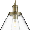 Sospensione-Contemporanea-Piramide-Acciaio-Ottone-Vetro-Trasparente-1-Luce-E27