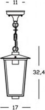 Sospensione-Contemporanea-Ribot-Alluminio-Ruggine-1-Luce-E27