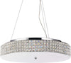 Sospensione-Contemporanea-Roma-Metallo-Cristallo-Cromo-12-Luci-3W-3000K