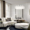 Sospensione-Contemporanea-Roma-Metallo-Cristallo-Cromo-12-Luci-3W-3000K
