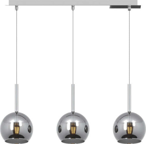 Sospensione-Contemporanea-Rosone-Rett.-Future-Metallo-E-Vetro-Cromo-3-Luci-E27