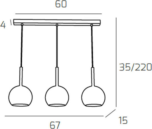 Sospensione-Contemporanea-Rosone-Rett.-Future-Metallo-E-Vetro-Cromo-3-Luci-E27