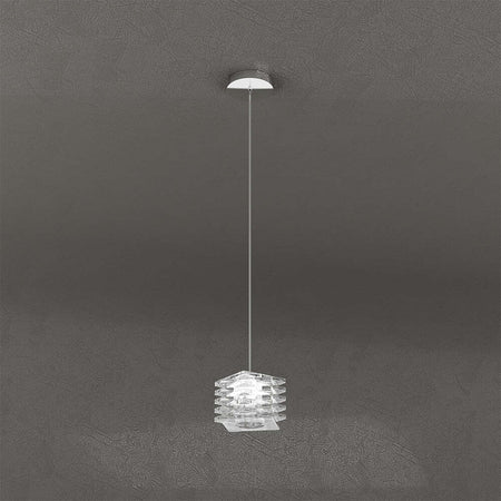 Sospensione-Contemporanea-Rubik-Metallo-Cromo-Diffusore-Cristallo-1-Luce-G9