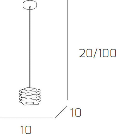 Sospensione-Contemporanea-Rubik-Metallo-Cromo-Diffusore-Cristallo-1-Luce-G9