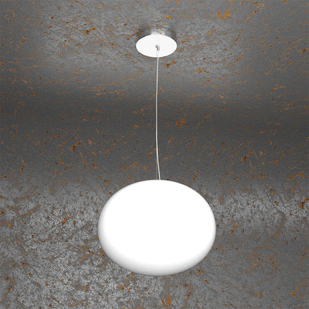 Sospensione-Contemporanea-Soft-Metallo-Cromo-Vetro-Acidato-Opaco-1-Luce-E27-28Cm