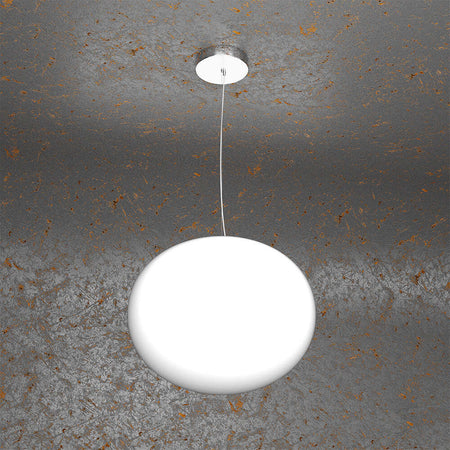 Sospensione-Contemporanea-Soft-Metallo-Cromo-Vetro-Acidato-Opaco-1-Luce-E27-35Cm