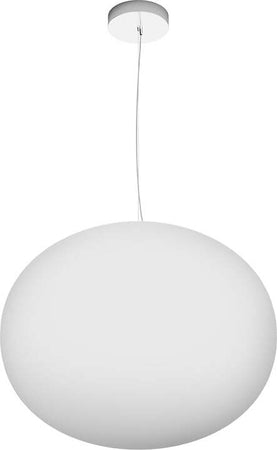 Sospensione-Contemporanea-Soft-Metallo-Cromo-Vetro-Acidato-Opaco-1-Luce-E27-45Cm