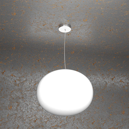 Sospensione-Contemporanea-Soft-Metallo-Cromo-Vetro-Acidato-Opaco-1-Luce-E27-45Cm