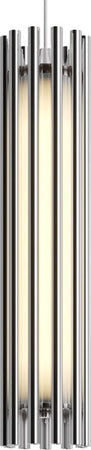 Sospensione-Contemporanea-Sonata-Led-Alluminio-Cromo-Diffusore-Vetro-Trasparente