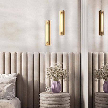 Sospensione-Contemporanea-Sonata-Led-Alluminio-Ottone-Diffusore-In-Vetro-Oro