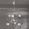 Sospensione-Contemporanea-Super-Ball-Metallo-Cromo-Vetro-Pirex-6-Luci-G9