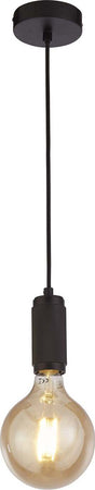 Sospensione-Contemporanea-Suspension-Acciaio-Nero-1-Luce-E27