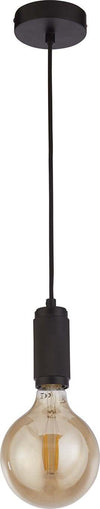 Sospensione-Contemporanea-Suspension-Acciaio-Nero-1-Luce-E27