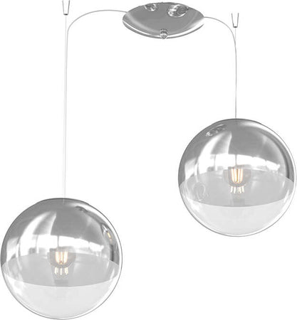 Sospensione-Contemporanea-Target-Metallo-Cromo-Vetro-Cromo-E-Trasp-2-Luci-E14
