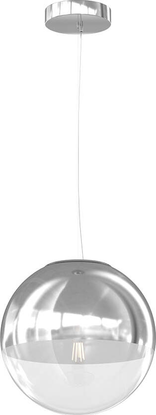 Sospensione-Contemporanea-Target-Metallo-Cromo-Vetro-Cromo-Trasp-1-Luce-E27-30Cm