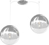 Sospensione-Contemporanea-Target-Metallo-Cromo-Vetro-Cromo-Trasp-2-Luci-E27-25Cm