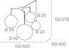 Sospensione-Contemporanea-Target-Metallo-Cromo-Vetro-Cromo-Trasp-4-Luci-Mix