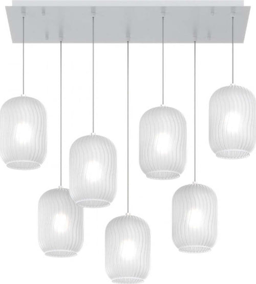 Sospensione-Contemporanea-Tender-Metallo-Bianco-Vetro-Bianco-Fog-7-Luci-E27