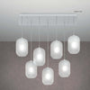 Sospensione-Contemporanea-Tender-Metallo-Bianco-Vetro-Bianco-Fog-7-Luci-E27