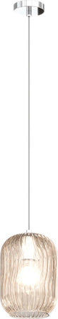 Sospensione-Contemporanea-Tender-Metallo-Cromo-Vetro-Ambra-1-Luce-E27