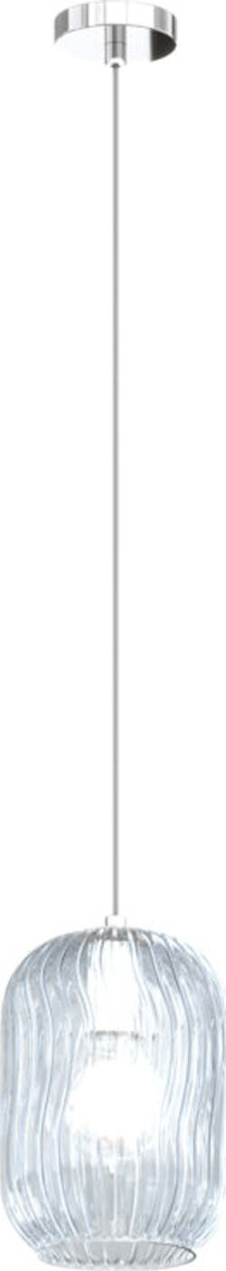 Sospensione-Contemporanea-Tender-Metallo-Cromo-Vetro-Blu-1-Luce-E27