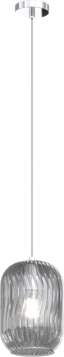 Sospensione-Contemporanea-Tender-Metallo-Cromo-Vetro-Fumè-1-Luce-E27