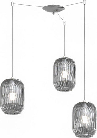 Sospensione-Contemporanea-Tender-Metallo-Cromo-Vetro-Fumè-3-Luci-E27