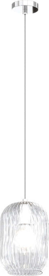 Sospensione-Contemporanea-Tender-Metallo-Cromo-Vetro-Trasparente-1-Luce-E27