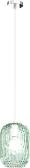 Sospensione-Contemporanea-Tender-Metallo-Cromo-Vetro-Verde-1-Luce-E27