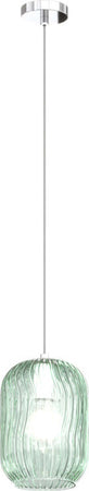 Sospensione-Contemporanea-Tender-Metallo-Cromo-Vetro-Verde-1-Luce-E27