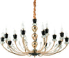 Sospensione-Contemporanea-Vanity-Metallo-Oro-15-Luci-E14
