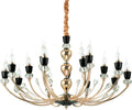 Sospensione-Contemporanea-Vanity-Metallo-Oro-15-Luci-E14