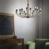Sospensione-Contemporanea-Vanity-Metallo-Oro-15-Luci-E14