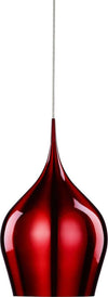 Sospensione-Contemporanea-Vibrante-Alluminio-Rosso-1-Luce-E27