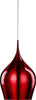 Sospensione-Contemporanea-Vibrante-Alluminio-Rosso-1-Luce-E27
