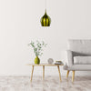 Sospensione-Contemporanea-Vibrante-Alluminio-Verde-1-Luce-E27