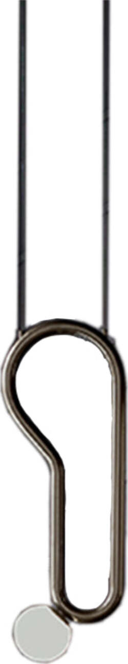 Sospensione-Contemporanea-Visio-Orecchio-Metallo-Marrone-Vetro-Led-5,5W