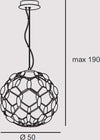 Sospensione-Contemporanea-Well-Metallo-Bianco-Led-60W