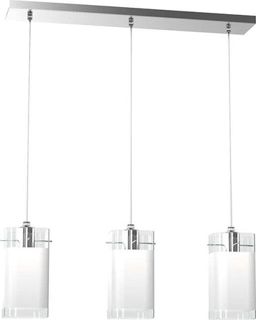 Sospensione-Contemporanea-Wild-Metallo-Cromo-Vetro-Satinato-3-Luci-E27