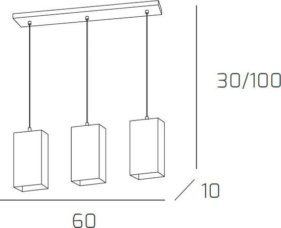 Sospensione-Contemporanea-Wild-Metallo-Cromo-Vetro-Satinato-3-Luci-E27