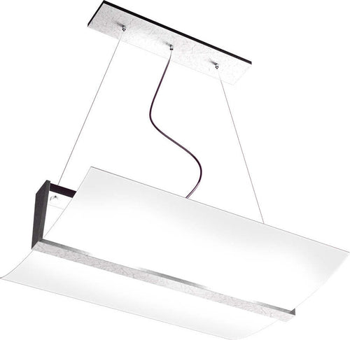 Sospensione-Contemporanea-Wood-Metallo-Foglia-Argento-Vetro-Bianco-2-Luci-E27