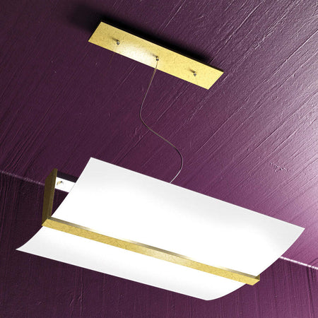 Sospensione-Contemporanea-Wood-Metallo-Foglia-Oro-Vetro-Bianco-2-Luci-E27