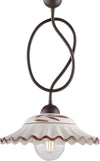 Sospensione-Country-Chic-Bistrot-1-Luce-Ruggine-Con-Ceramica-Vietrese