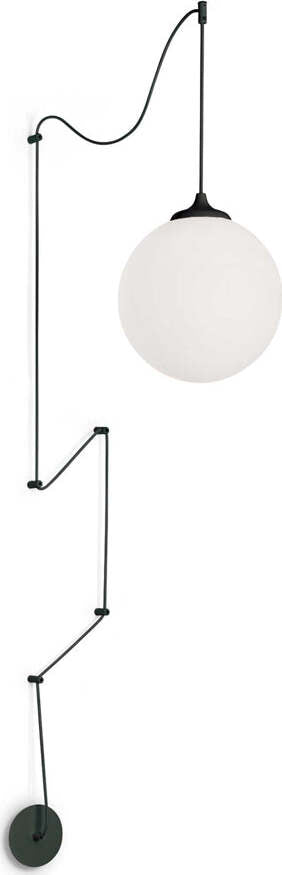 Sospensione-Da-Muro-Moderna-Boa-Metallo-Nero-1-Luce-E27