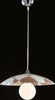 Sospensione-Diam.40-cm-1-Luce-Vetro-Serigrafato-Bianco-e-Tortora-Serie-Trapezio