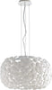 Sospensione Dioniso Bianca 3Xe27 48X25Cm Illuminazione/Illuminazione per interni/Lampadari lampade a sospensione e plafoniere/Lampade a sospensione Led Mall Home - Napoli, Commerciovirtuoso.it
