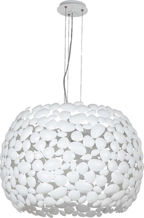 Sospensione Dioniso Bianca 5Xe27 65X40,5Cm Illuminazione/Illuminazione per interni/Lampadari lampade a sospensione e plafoniere/Lampade a sospensione Led Mall Home - Napoli, Commerciovirtuoso.it