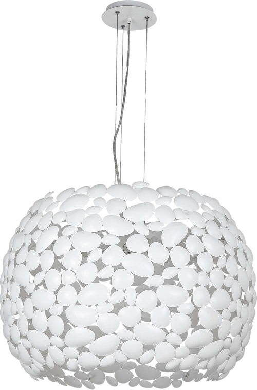 Sospensione Dioniso Bianca 5Xe27 65X40,5Cm Illuminazione/Illuminazione per interni/Lampadari lampade a sospensione e plafoniere/Lampade a sospensione Led Mall Home - Napoli, Commerciovirtuoso.it